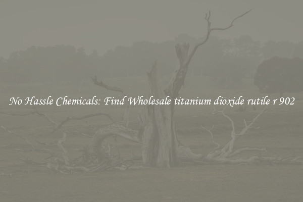 No Hassle Chemicals: Find Wholesale titanium dioxide rutile r 902