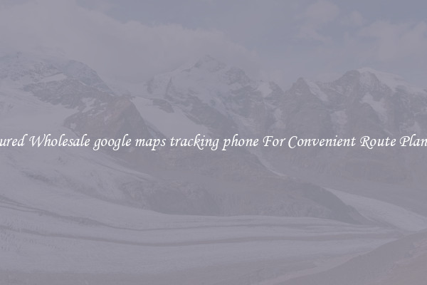 Featured Wholesale google maps tracking phone For Convenient Route Planning 