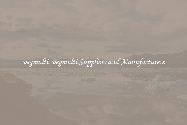 vegmulti, vegmulti Suppliers and Manufacturers