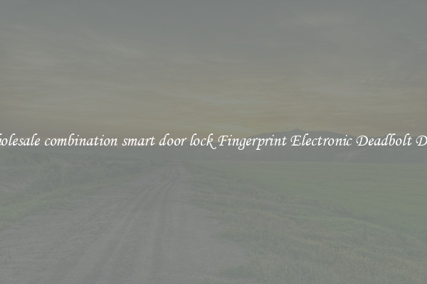 Wholesale combination smart door lock Fingerprint Electronic Deadbolt Door 