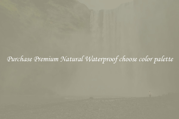 Purchase Premium Natural Waterproof choose color palette