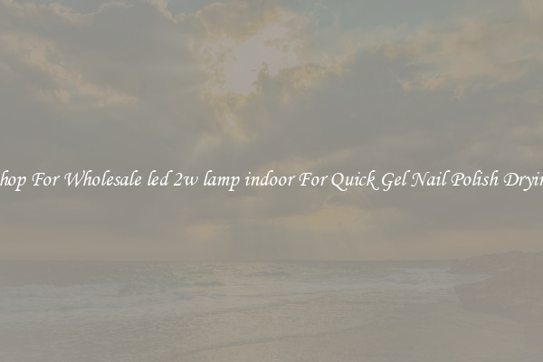 Shop For Wholesale led 2w lamp indoor For Quick Gel Nail Polish Drying