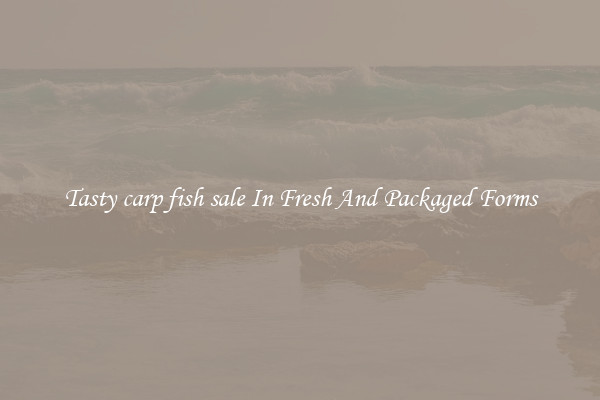 Tasty carp fish sale In Fresh And Packaged Forms