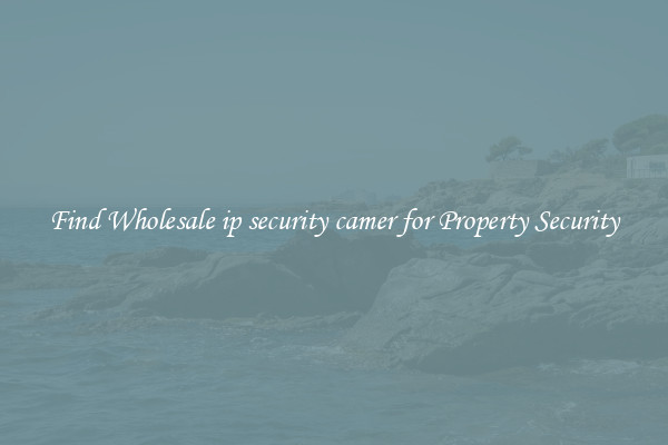 Find Wholesale ip security camer for Property Security