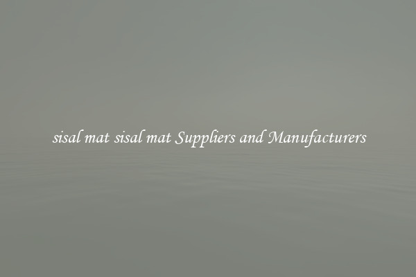 sisal mat sisal mat Suppliers and Manufacturers