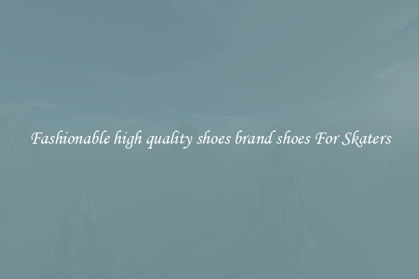 Fashionable high quality shoes brand shoes For Skaters