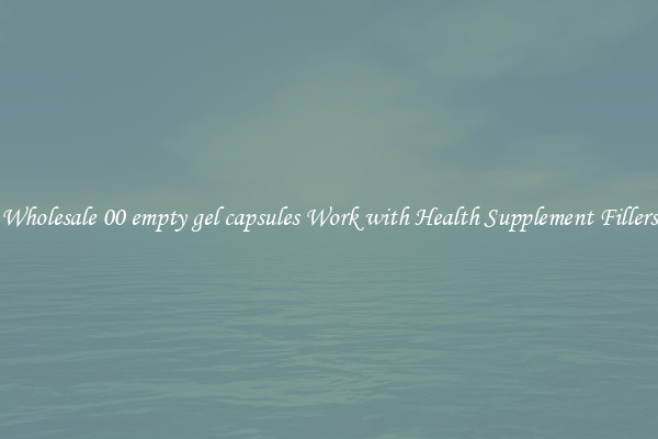 Wholesale 00 empty gel capsules Work with Health Supplement Fillers