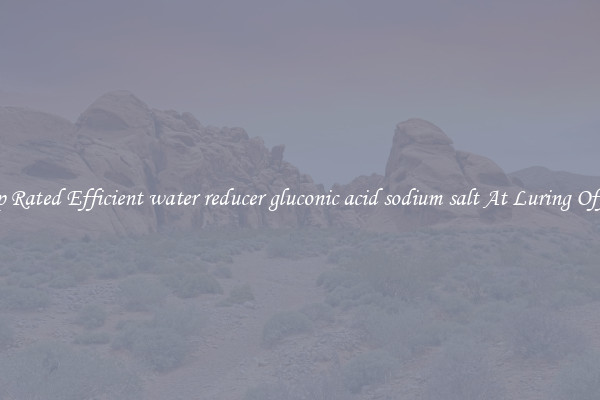 Top Rated Efficient water reducer gluconic acid sodium salt At Luring Offers