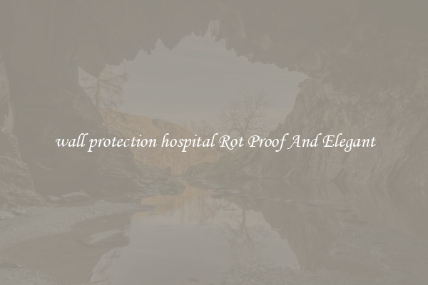 wall protection hospital Rot Proof And Elegant